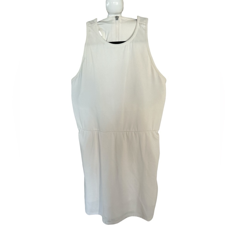 All in Motion Cream Activewear Dress with Built in Shorts + Bra